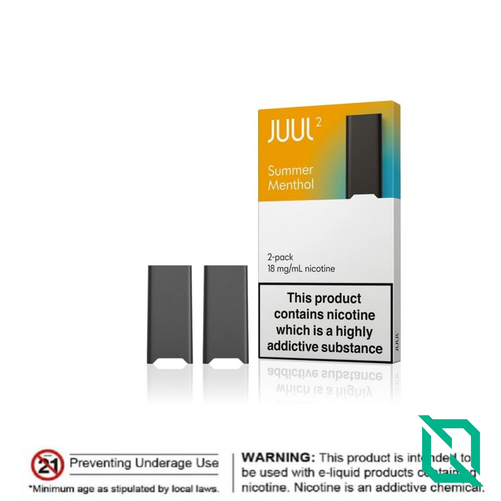 17 JUUL 2 SUMMER MENTHOL PODS