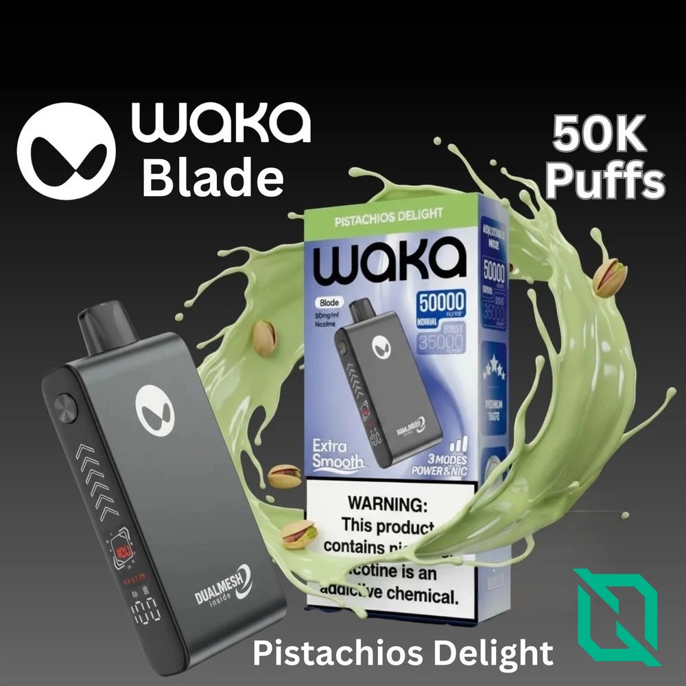 WAKA Blade 50000 Puffs Pistachios Delight WAKA-Blade-50000-Puffs-Pistachios-Delight
