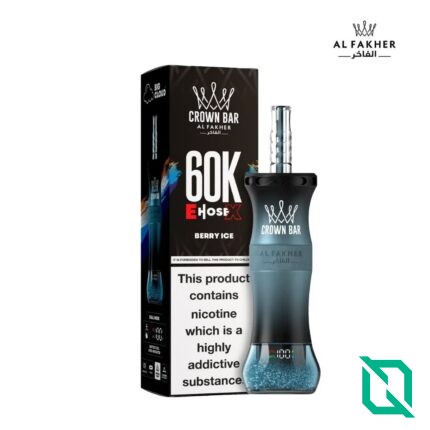 Al-Fakher-Crown-Bar-E-Hose-X-60k-berry ice