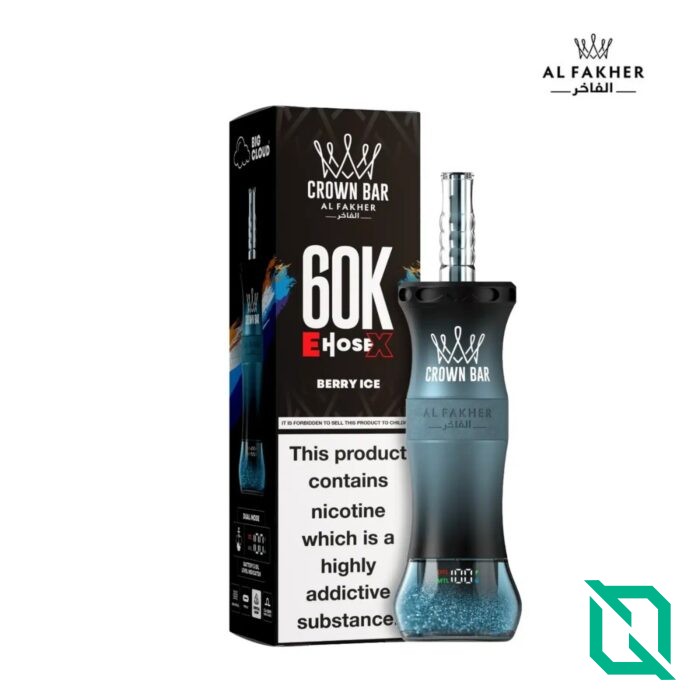 Al-Fakher-Crown-Bar-E-Hose-X-60k-berry ice