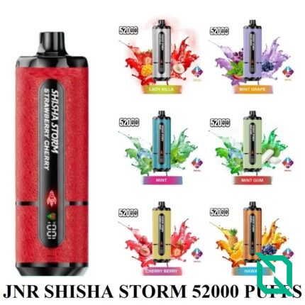 JNR SHISHA STORM 52000 PUFFS