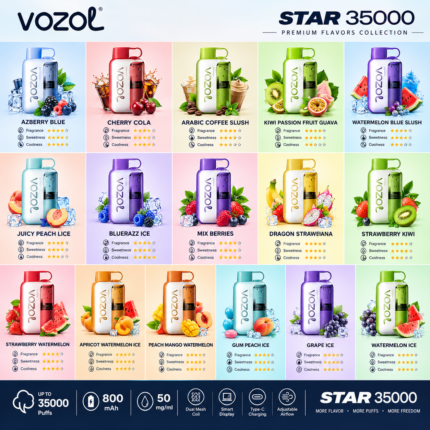 VOZOL STAR 35000 PUFFS DISPOSABLE VAPE